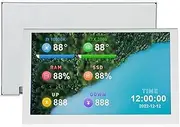 Computer Temp Monitor, 5in IPS USB C Mini Screen AIDA64 PC CPU GPU Data Monitor, PC Sensor Panel, Display Temperature Monitor, Type C Sub Screen. White