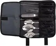 Mercer Culinary M35149 Professional Chef Plating Kit, 8 Piece, Stainless Steel, Black
