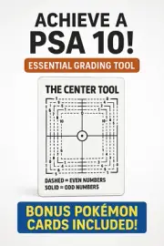 The Center Tool + 2 Bonus Pokémon Cards | PSA CGC BGC Precison Grading TCG