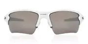 Oakley OO9188 FLAK 2.0 XL Polarized 918881 Men's Sunglasses White Size 59