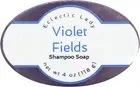 Violet Fields Shampoo Soap Bar By Eclectic Lady, 4 oz Bar