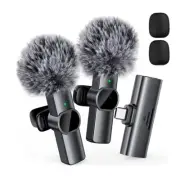 New Wireless Lavalier Microphone Portable Audio Video Recording Mini