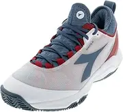 [Diadora] Men`s Speed Blushield Fly 4 Clay Tennis Shoes White and Oceanview