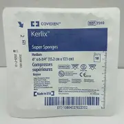 10 COVIDIEN Kerlix Super Sponges Medium 6" x 6 3/4" Compresses 7310 2028 Fresh