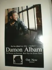 POSTER - DAMON ALBARN of blur & gorillaz The nearer fountain more pure stream e