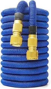 Garden Hose Water Expandable Watering Hose High Pressure Car Wash Expandable Garden Magic Hose Pipe(Blue,50FT-15M Extended)