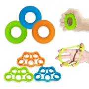 Hand Grip Strengthener, Finger Exerciser, Grip Strength Trainer (6 PCS),New M...