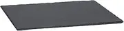 Argon Tableware Slate Serving Platter - Rectangle - 40 x 30cm - Black Natural Slate Rustic Raw Cut Serving Platter Fruit Savoury Placemat Cheese Board with Soft Padded Feet