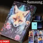 For Samsung Galaxy Tab A9 Plus A8 A7 A S6 Lite Case Flip Pattern Leather Cover