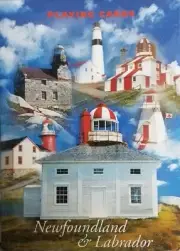 Newfoundland and Labrador with Lighthouses Souvenir Playing Cards