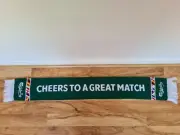 Carlsberg retro football scarf - brand new - top quality - unopened package