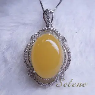 【Selene】華麗富貴金田黃項鍊套組