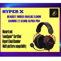 在飛比找蝦皮購物優惠-Hyperx 遊戲耳機 2.1 ALPHA PRO