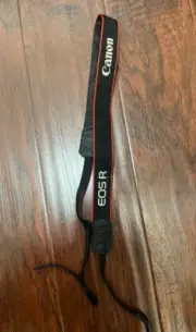 Canon EOS R Digital Camera Neck Shoulder Strap Black-Red - Genuine OEM