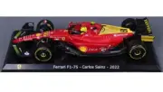 Model Car formula 1 F1 Scale 1:24 Burago Ferrari F1-75 Carlos Sainz Monza