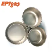 在飛比找momo購物網優惠-【EPIgas】鈦鍋具組T-8001(炊具.廚具.戶外廚房.