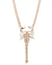 Eye Candy LA The Luxe Collection Crystal Scorpio Pendant Necklace
