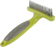BESPORTBLE Dog Grooming Stand Accessory Metal Pet Undercoat Rake Brush Comb for Dogs and Cats Green Extra Large for Efficient Shedding
