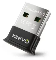 USB Bluetooth Adapter for PC BTD500 (BT 5.0, Wireless Dongle Receiver for Win...