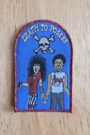 Thrasher Red Glitter Woven Patch