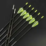 6-12pc ID 3.2mm Carbon Arrow Archery for Compound Bow Shooting