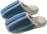 [Generic] Men And Women House Slippers Non Slip Cotton Linen Indoor And Outdoor Slipper Sandals Toe Bedroom Breathable Shoes Mens Slipper Slides Size 9