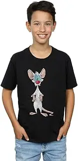 [Absolute Cult] Animaniacs Boys Pinky Classic Pose T-Shirt Black 9-11 Years