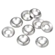 #8 304 Stainless Steel Cup Washer Countersunk for Screw Bolt 100pcs