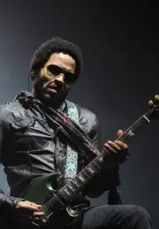 Guitarist Vocalist Lenny Kravitz performs at Day 3 of the 2009 Voo- Old Photo