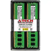 A-Tech 16GB 2x 8GB 2Rx8 PC4-19200R RDIMM DDR4 2400 MHz ECC REG Server Memory RAM