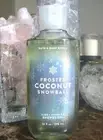 NEW Bath & Body Works FROSTED COCONUT SNOWBALL Shower Gel VANILLA COCONUT 10 oz.