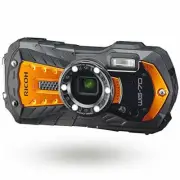 RICOH Waterproof Shockproof Digital Camera WG-70 Orange EMS w/ Tracking NEW