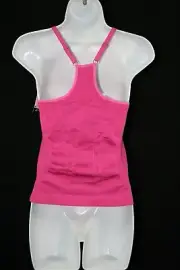922X01 Champion 2812 Women's Gym Workout Seamless Cami Sports Bra Top M Pink