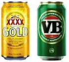 XXXX Gold Beer Can VB Beer Can Sticker Bar Fridge Car sticker Bumper Sticker