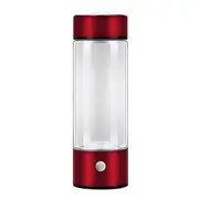 Nevenka Hydrogen Water Bottle Generator with SPE PEM Technology Improve Water in 3 Minutes for Home Office and Travel-Red