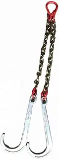 Obstacle car J Hook Long Shank Transport Hauling Load Package - 4T/5T J Type Hanging Chain Hook, Transport Tow Chain Galvanized Safety Hook, Breakdown Car Long Shank Hook, For Car Wrecker Recovery Bre