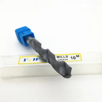 KLOT HRC55 AlTiN Coated Solid Carbide Drill Bit 4.6mm-5.5mm 2-Flute Twist