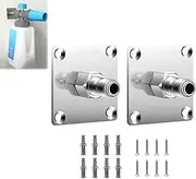 WADY Pressure Washer Foam Cannon Holder, 1/4" Quick Connect Automatic Foam Cannon Mount, Pressure Washer Accessories Storage Rack 2 Pack, Stainless Steel Pressure Washer Nozzle Tip Holder