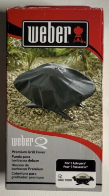 Weber 7110 Grill Cover for Q 100 & 1000 Series Gas Grills NEW in Box