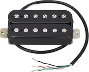 Guitar Pickup, 50mm Electric Guitar Pickup Alnico 5 Magnet Humbucker Pickup Adjustable Double Coil Electric Guitar Pickup Practical Accessory for 6 String Electric Guitar Bass