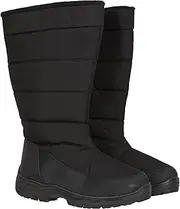 Mountain Warehouse Icey Womens Long Snow Boots - Water Resistant, Snowproof & Warm Shoes with Sherpa Fleece Insulation - For Winter, Walking & Outdoors