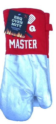 BBQ Oven MITT Pot Holder - BBQ Master 2PCS/SET NEW