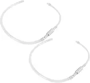 STOBAZA 2Pcs Hydraulic Brake Bleeder Hose Kit with One Way Valve for Motorcycle Brake Fluid Maintenance Versatile Engine Master Bleeder Tool for Efficient Clutch System Care