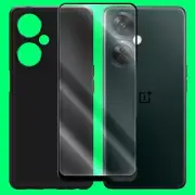 Bundle of 9H+ Tempered Glass Screen Protector TPU Case for OnePlus Nord N30 5G