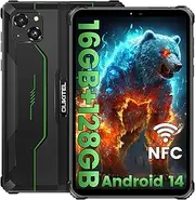 OUKITEL RT3 Pro Rugged Tablet- 8 Inch Tablets, 16GB+128GB/TF 1TB, 5150mAh Battery Android 14 Tablet, 16MP Camera, IP68/IP69K Waterproof, Octa-Core 4G Dual SIM/5G WiFi/Face ID/GPS/NFC, T-Mobile