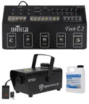 Chauvet DJ Foot C-2 36-Channel DMX Foot Controller w/MIDI Input w/Display+Fogger