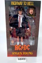 Angus Young AC/DC Highway to Hell 8" inch Clothed Action Figure NECA NEW
