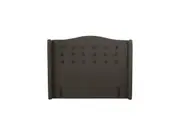 Slumberland Ornate Wing Buttoned Headboard - Double / Graphite
