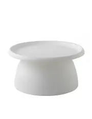 Artiss Coffee Table Mushroom 71CM White