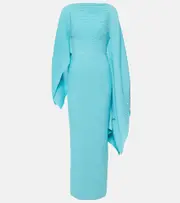 [Solace London] Solace London Adami chiffon maxi dress UK 4 blue